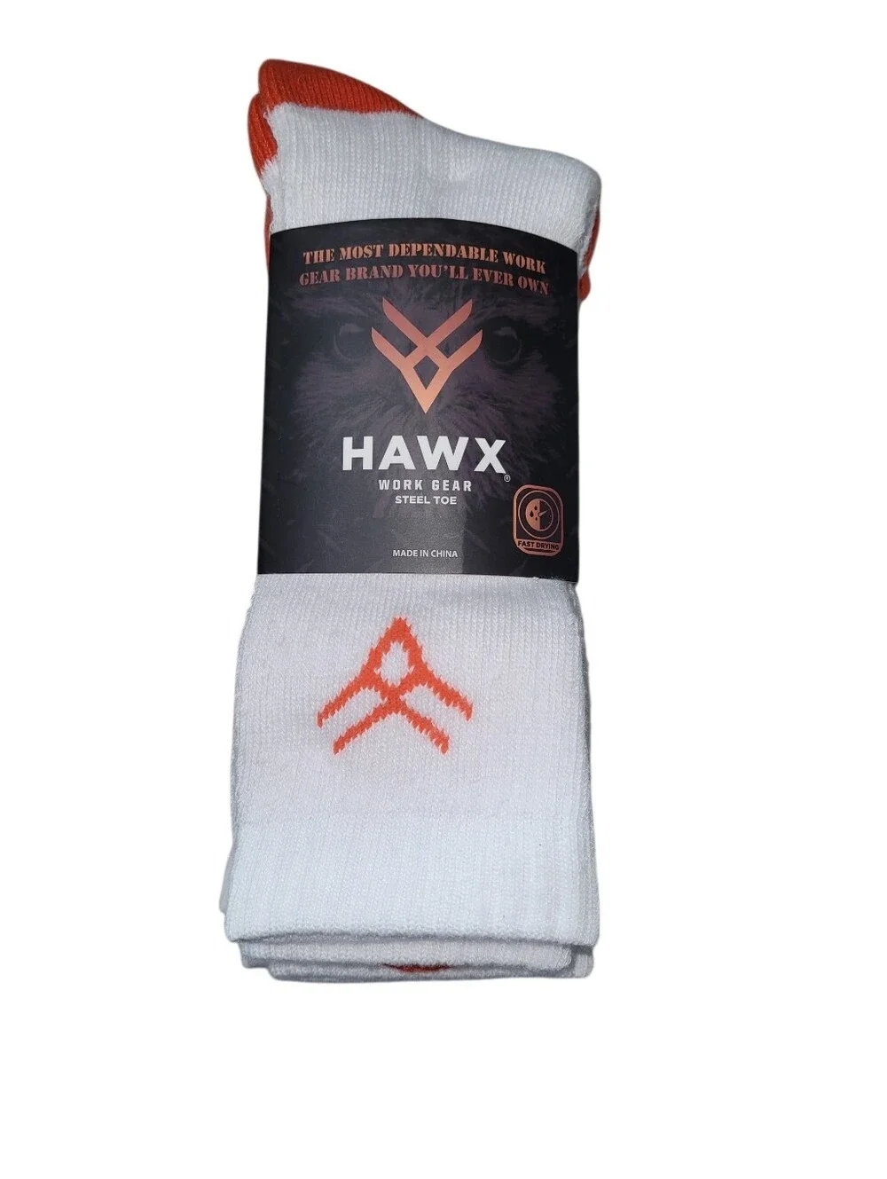 (NWT) Hawx Work Gear Steel Toe Socks (3- Pack)